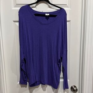 CAbi Royal Blue Long Sleeve Top
